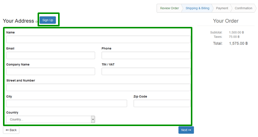 Odoo image and text block